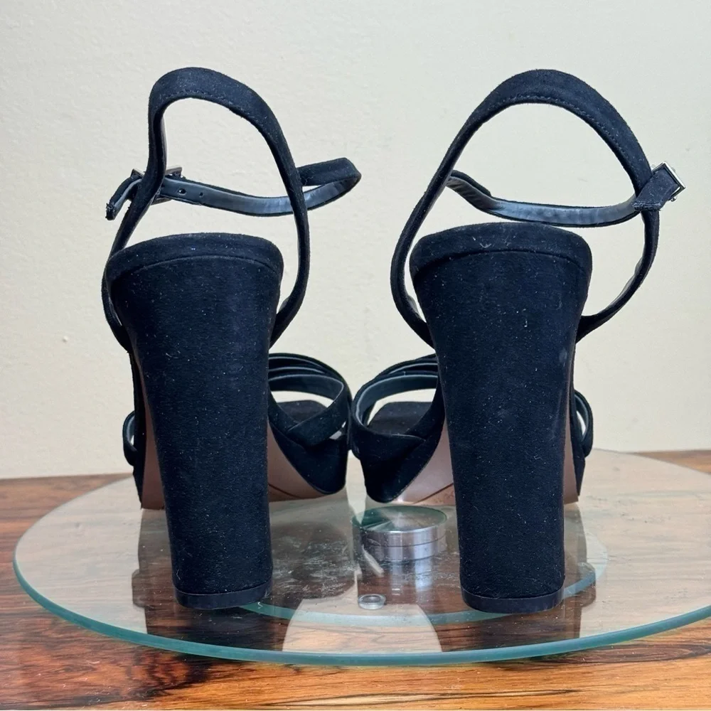 Franco Sarto Damalis Platform Sandal - Black Galaxy - size 10